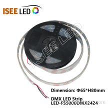 DMX kontrolatu LED RGB banda argiztapen linealerako